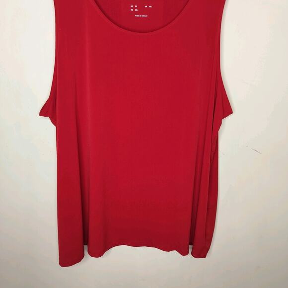 Susan Graver Liquid Knit Shell Tank Top - Picture 3 of 6